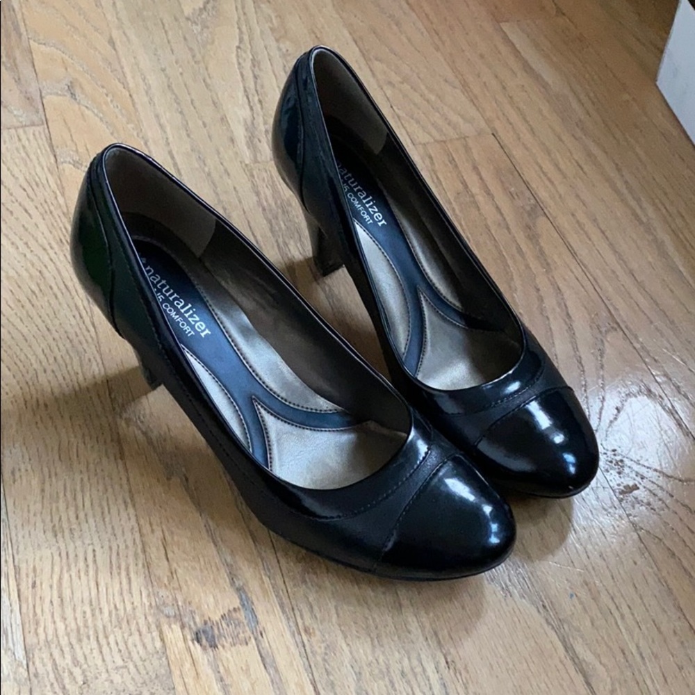 Black short 3” heels